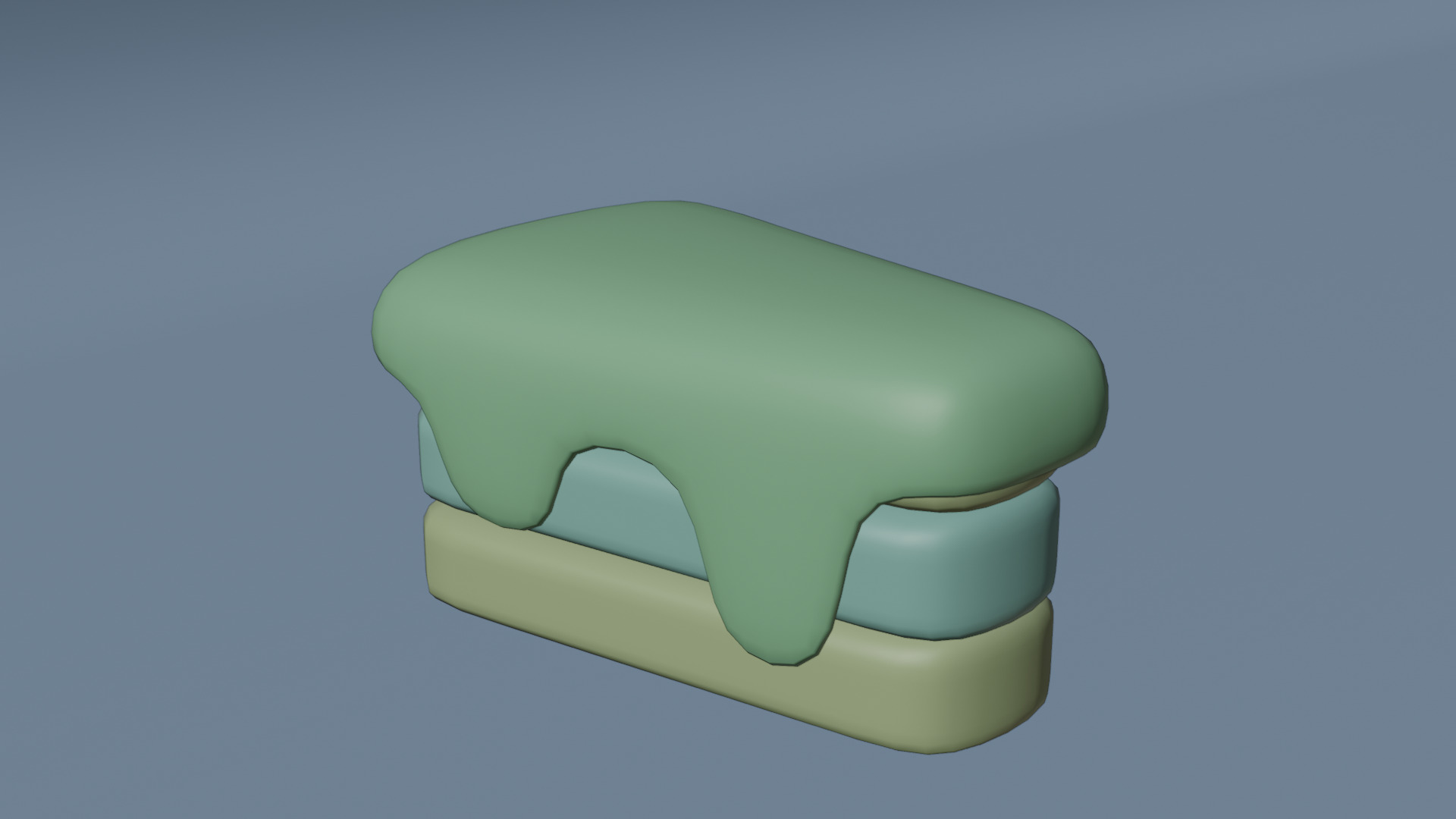 Pastry Low-poly 3D model_24