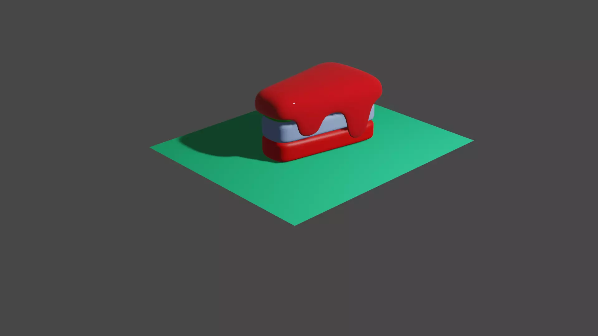 Pastry Low-poly 3D model_0