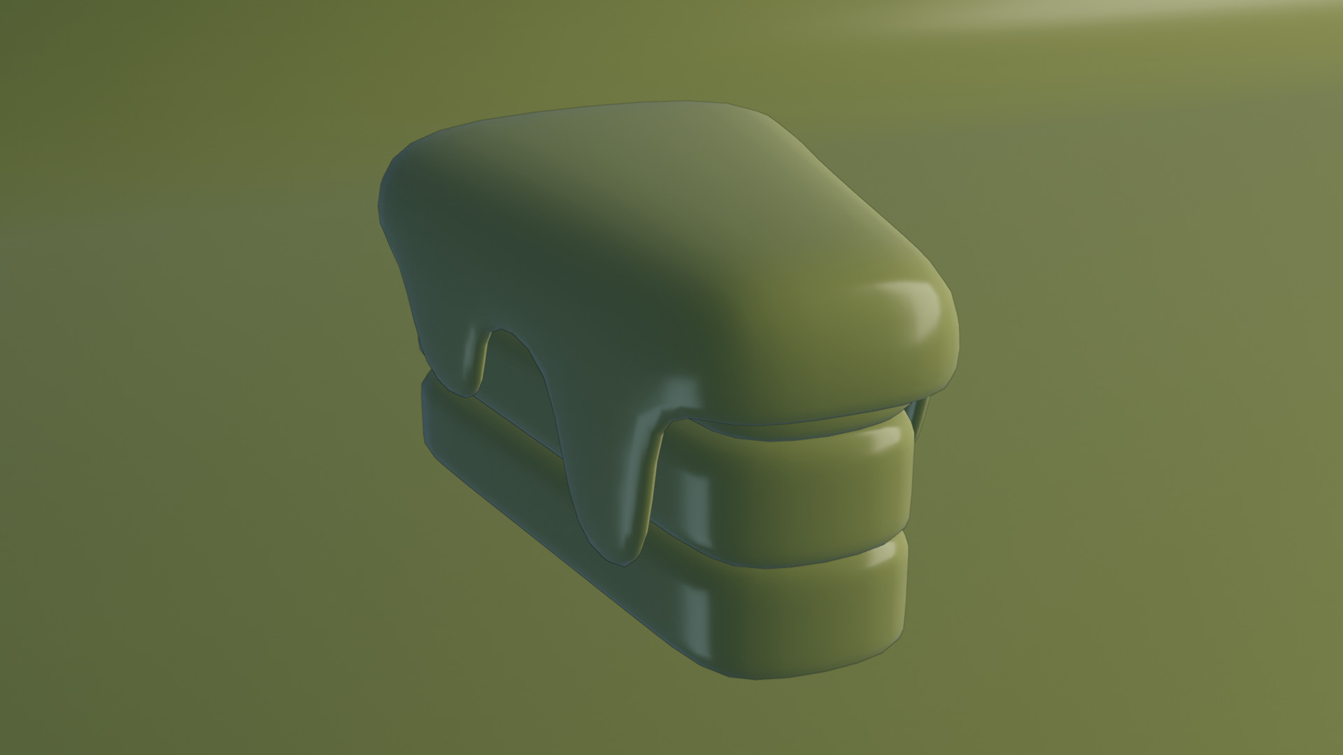 Pastry Low-poly 3D model_14