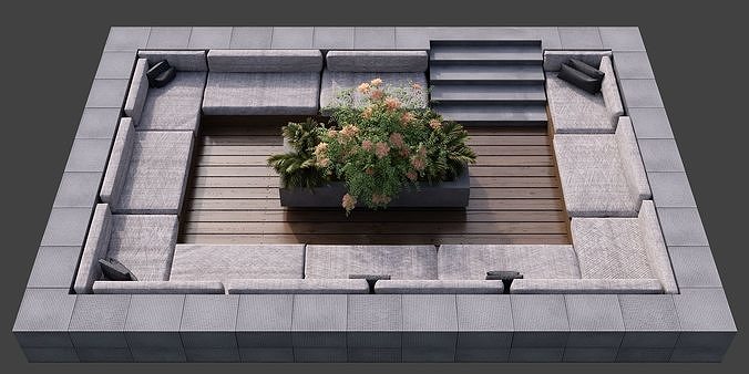 SITTING AREA NO11 A 3D model