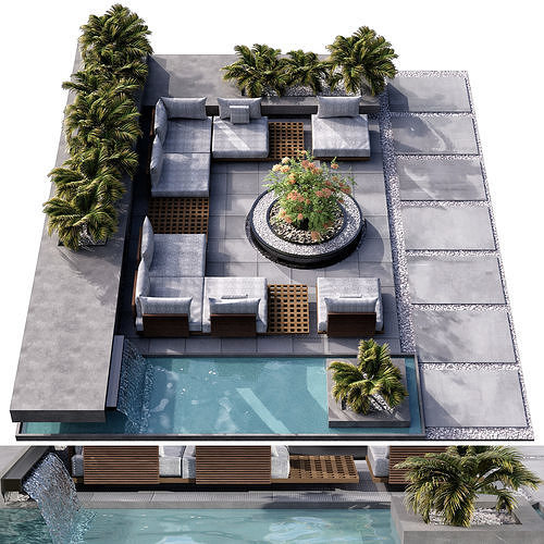 SITTING AREA NO10 A 3D model 3