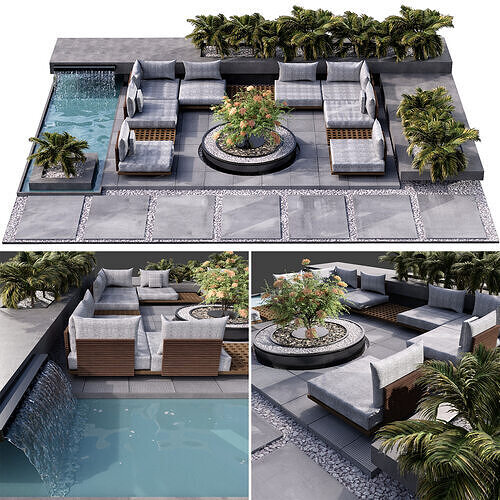 SITTING AREA NO10 A 3D model 7