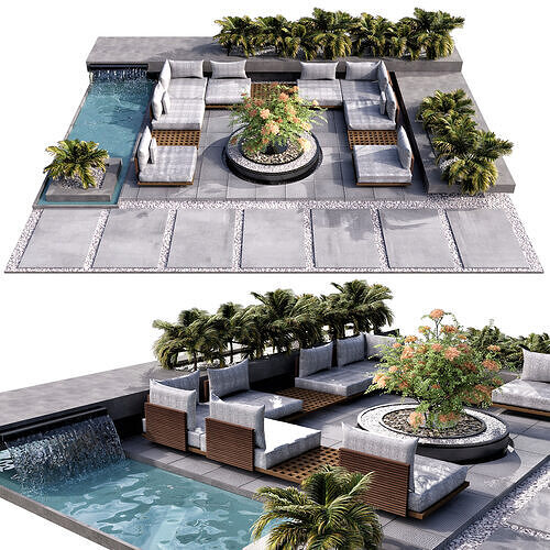SITTING AREA NO10 A 3D model 6