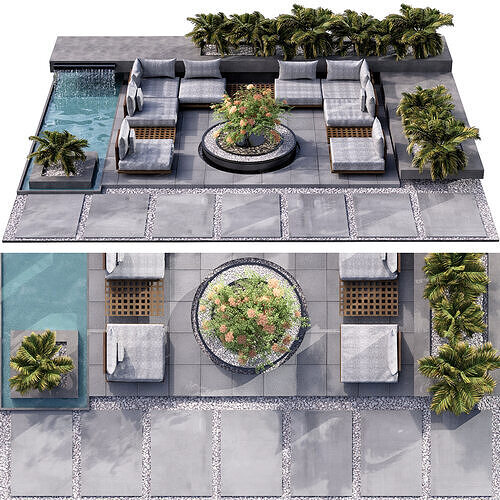 SITTING AREA NO10 A 3D model