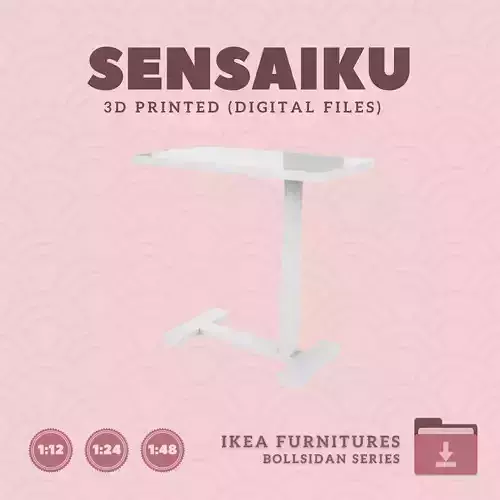 1 BOLLSIDAN Laptop Stand 26 In for Dollhouse - IKEA - 3D Print