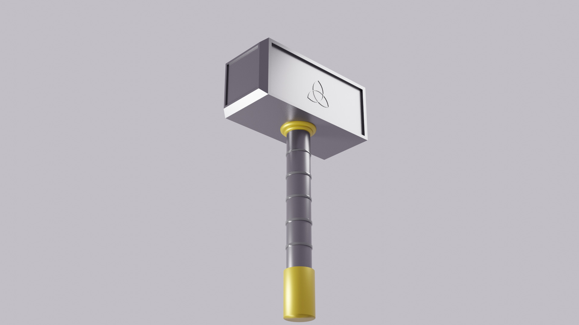 Hammer 3d model with glow effects 3D model_3