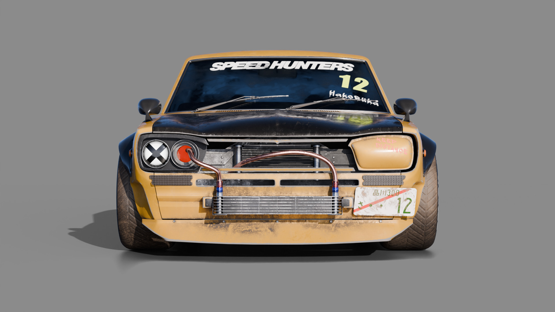 Car 3D model Hakosuka 3D model_3