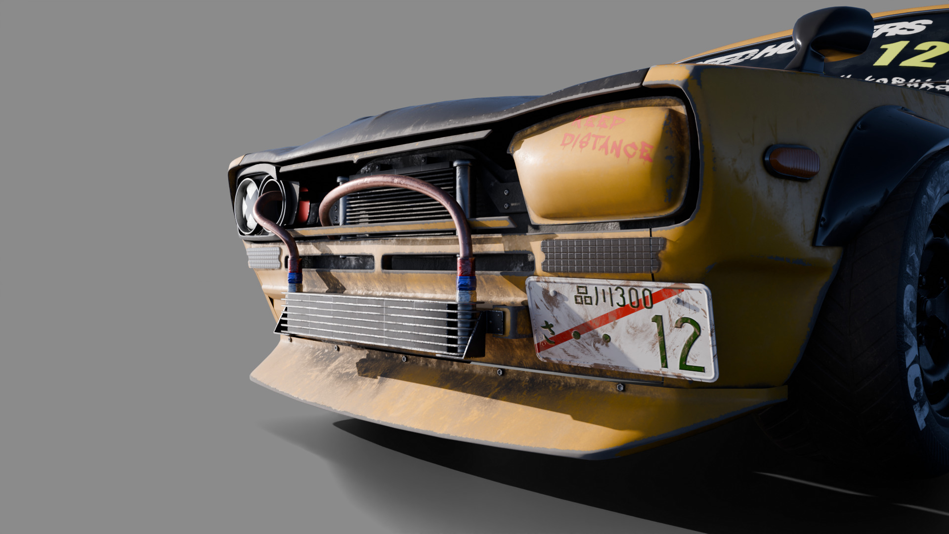 Car 3D model Hakosuka 3D model_7