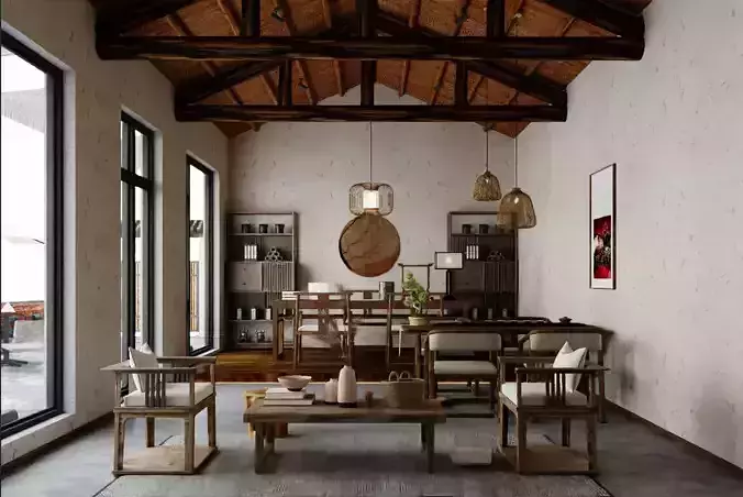 Quiet Wind Homestay 3D model
