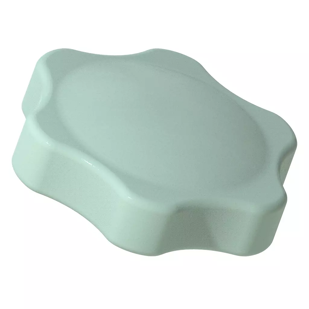 Plastic Hex Knob 3D print model