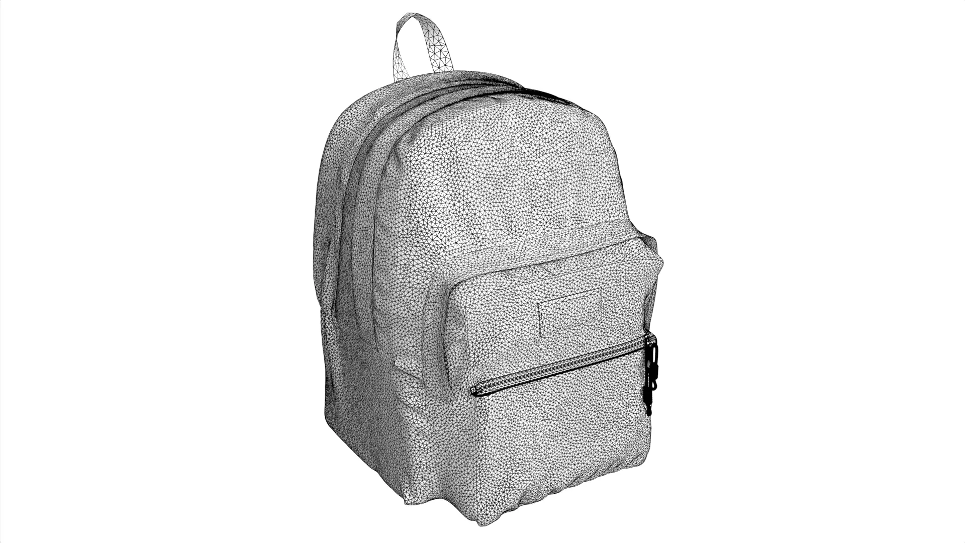 Pinnacle Backpack Low-poly 3D model_9