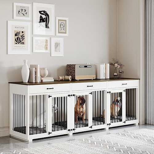 Dog Crate Furniture Low-poly 3D model