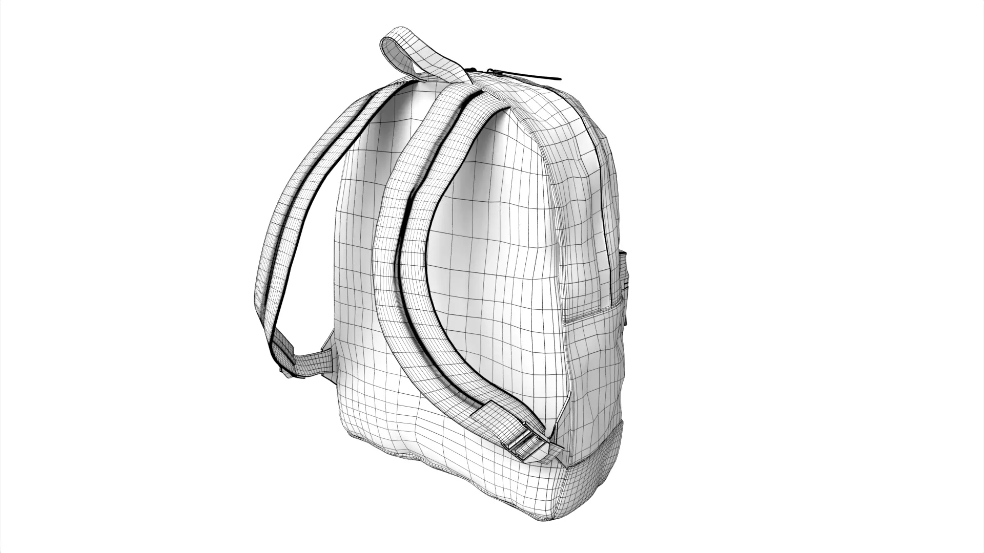 Eastsport Compact Limited Mini Classic Backpack Low-poly 3D model_8