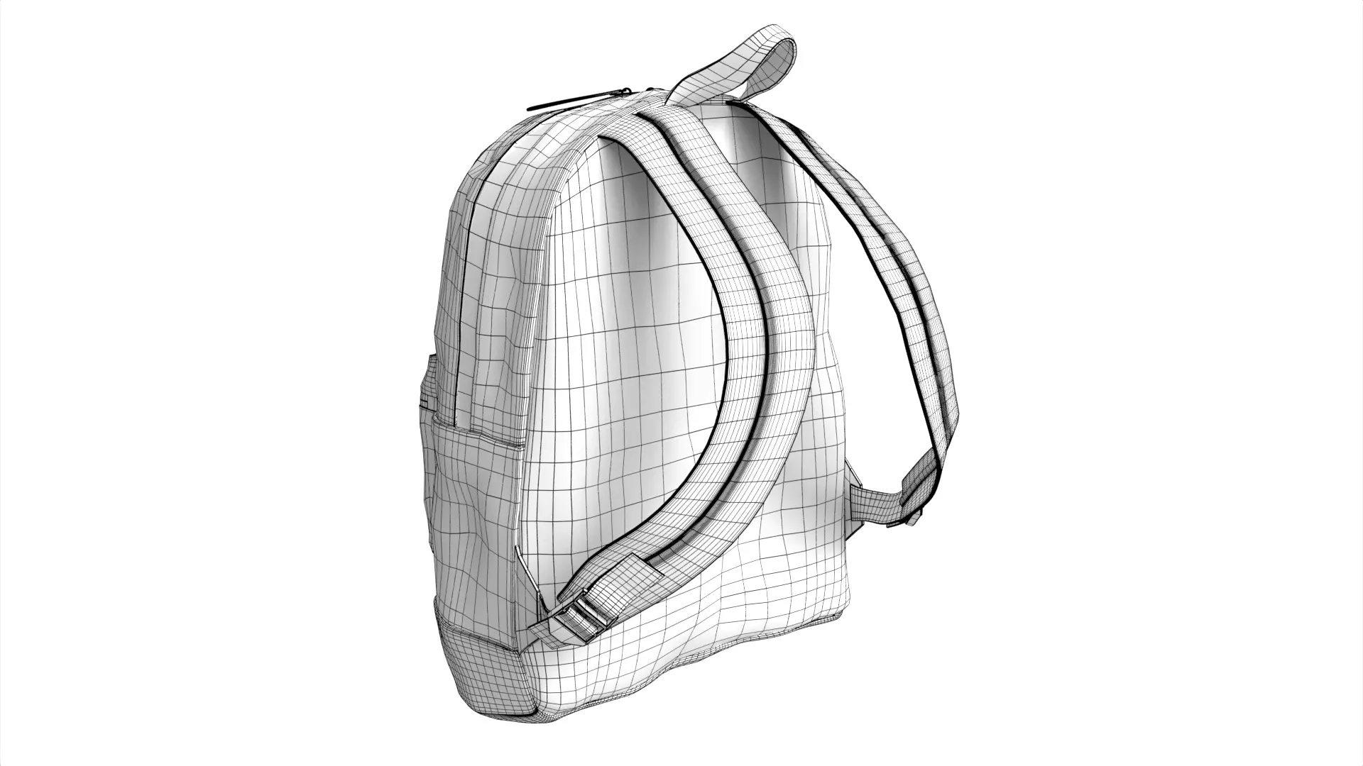 Eastsport Compact Limited Mini Classic Backpack Low-poly 3D model_9