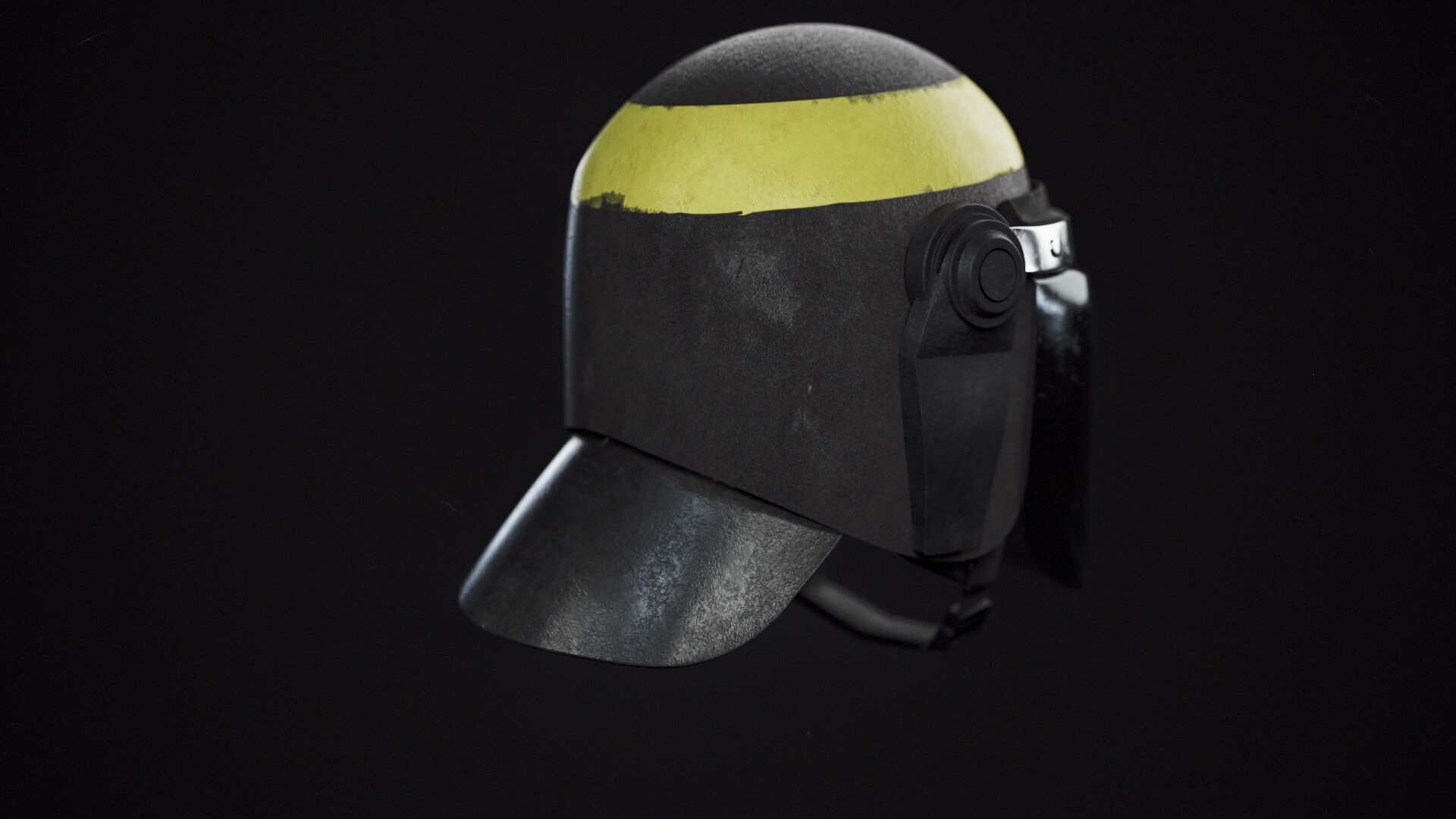 Schuberth P100N Riot Helmet 3D for GTA V and FiveM Low-poly 3D model_8