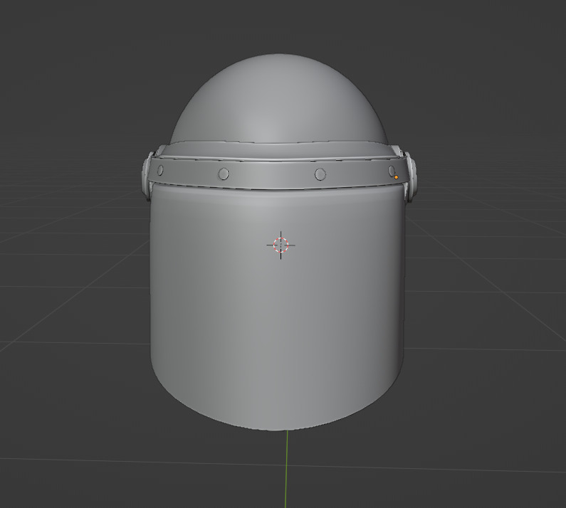 Schuberth P100N Riot Helmet 3D for GTA V and FiveM Low-poly 3D model_11