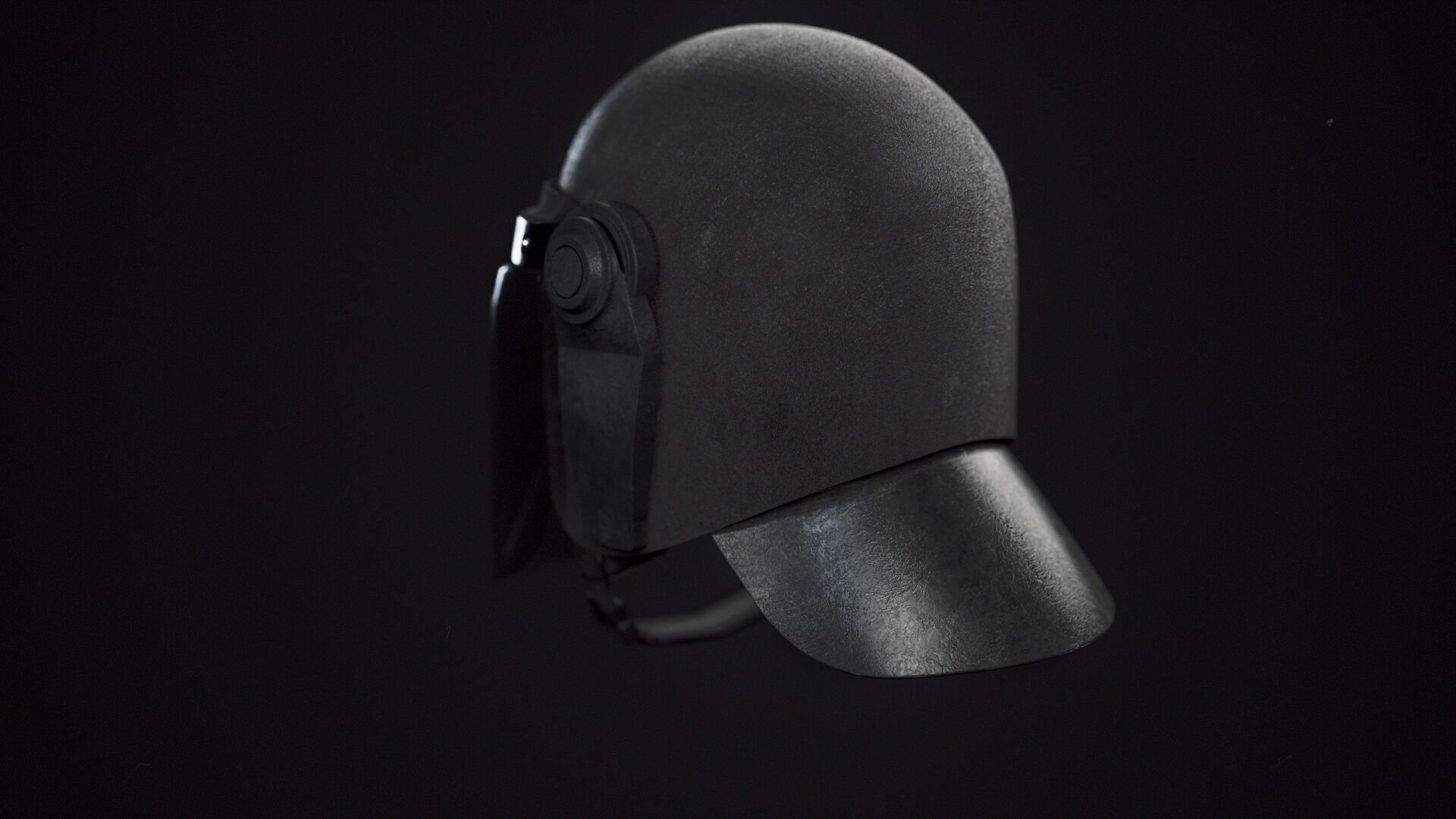 Schuberth P100N Riot Helmet 3D for GTA V and FiveM Low-poly 3D model_15