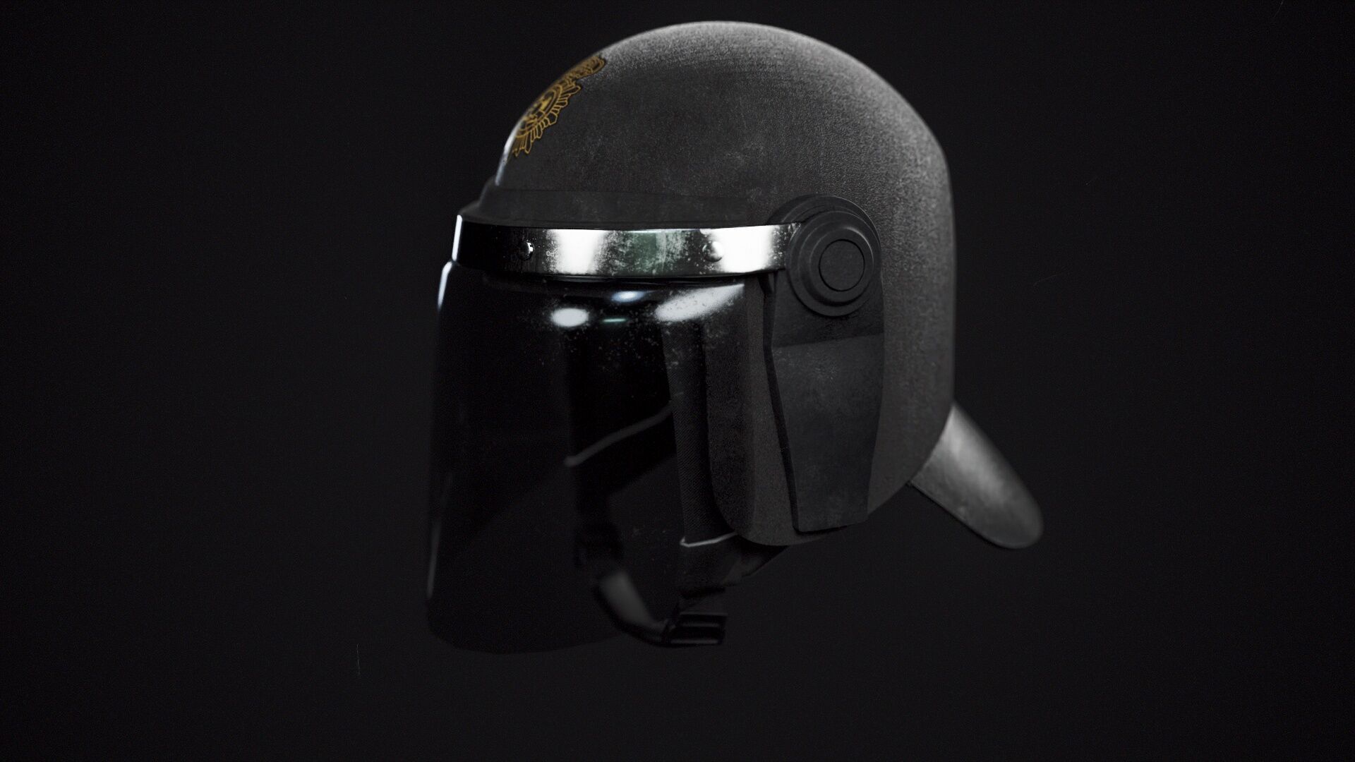 Schuberth P100N Riot Helmet 3D for GTA V and FiveM Low-poly 3D model_12