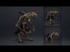 Ashen Barbarian Arm2 Low-poly 3D model_2