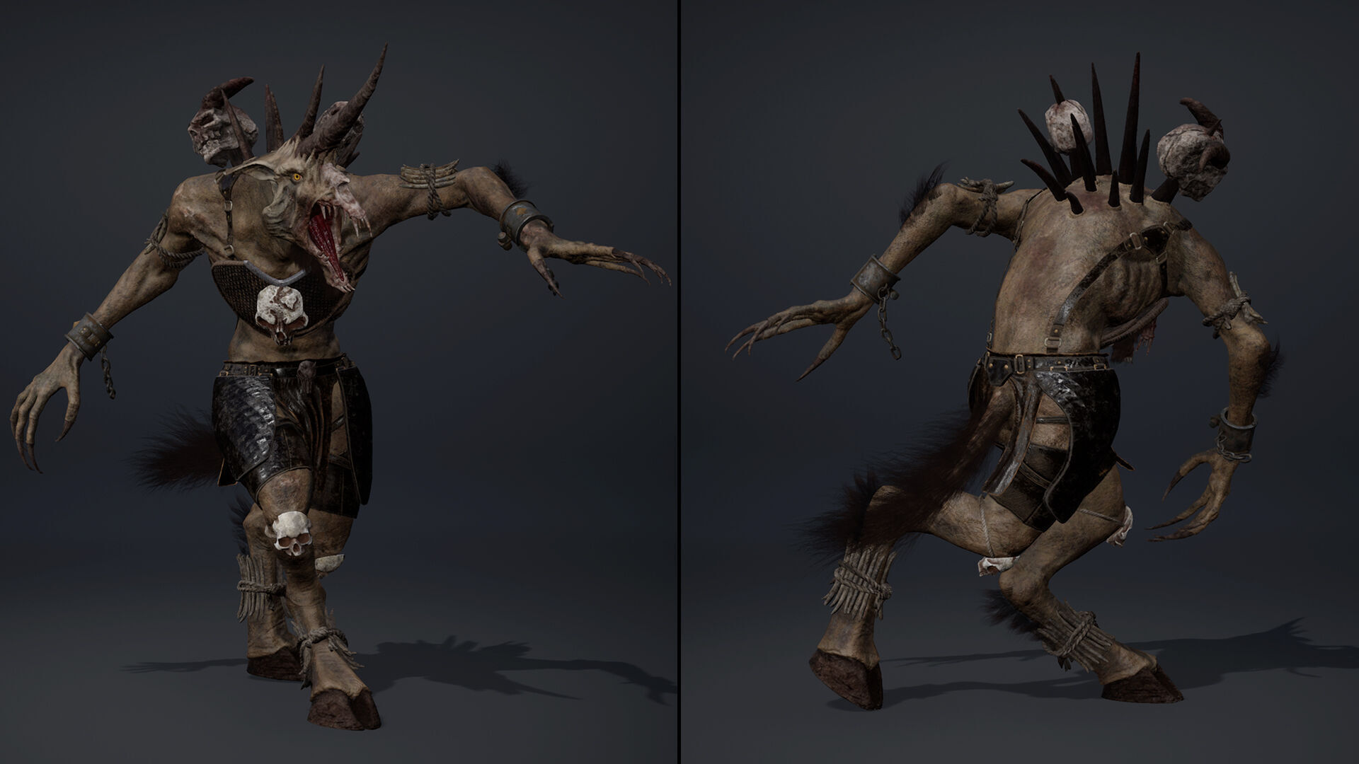 Ashen Barbarian Arm2 Low-poly 3D model_14