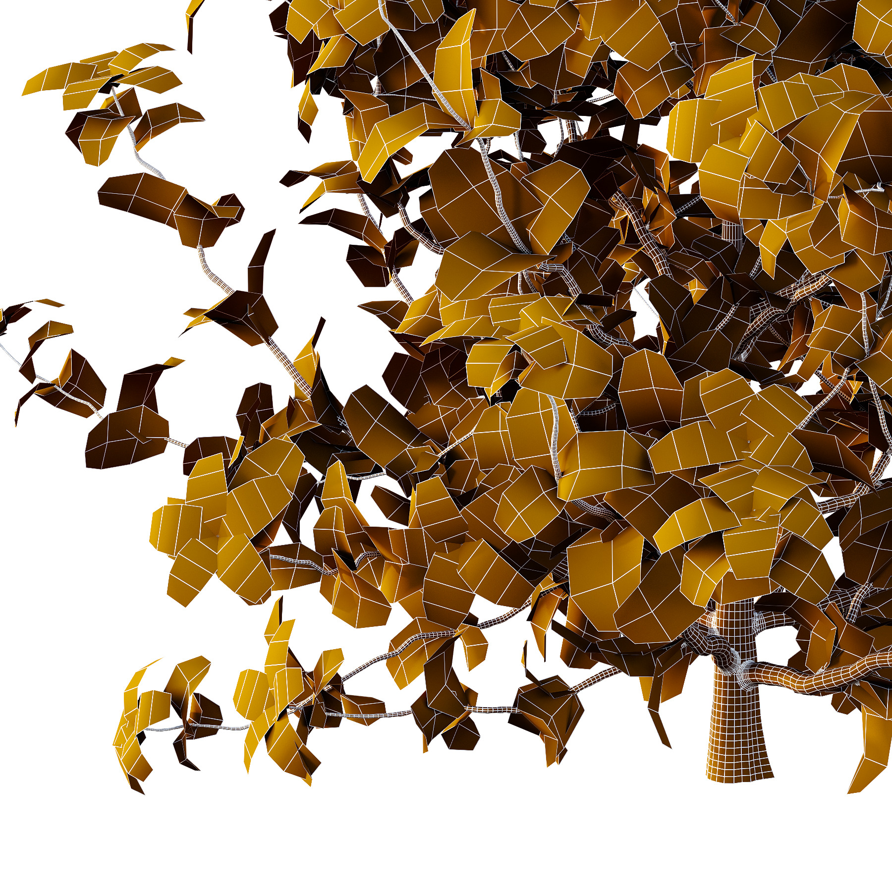 Different bush 15 3D model_6