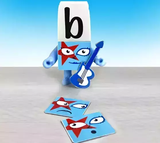 Alphablocks B Poseable Figure 3D print model