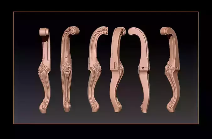  Classic Table and Chair Leg Model Kit - 036