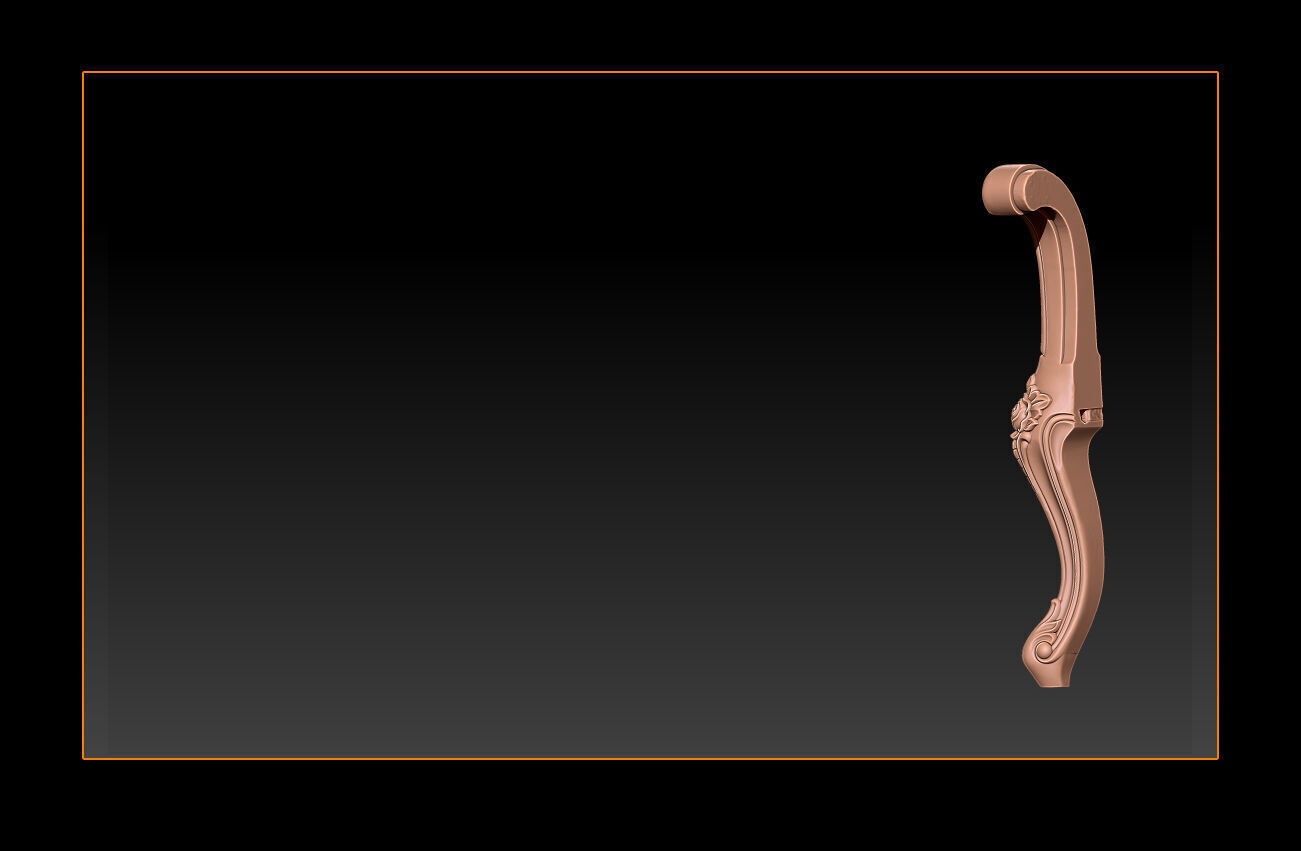 Classic Table and Chair Leg Model Kit - 036 3D print model_6