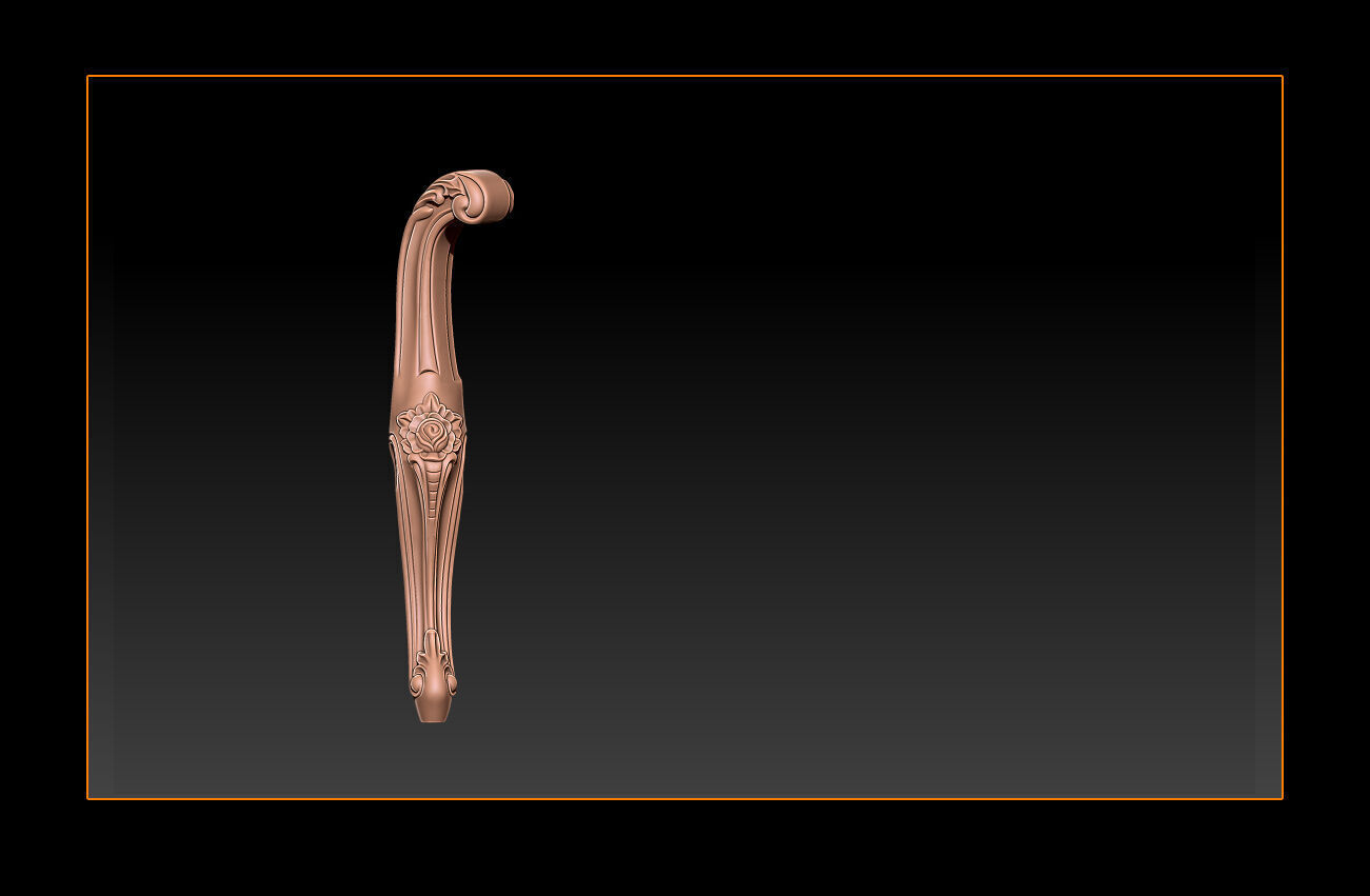 Classic Table and Chair Leg Model Kit - 036 3D print model_10