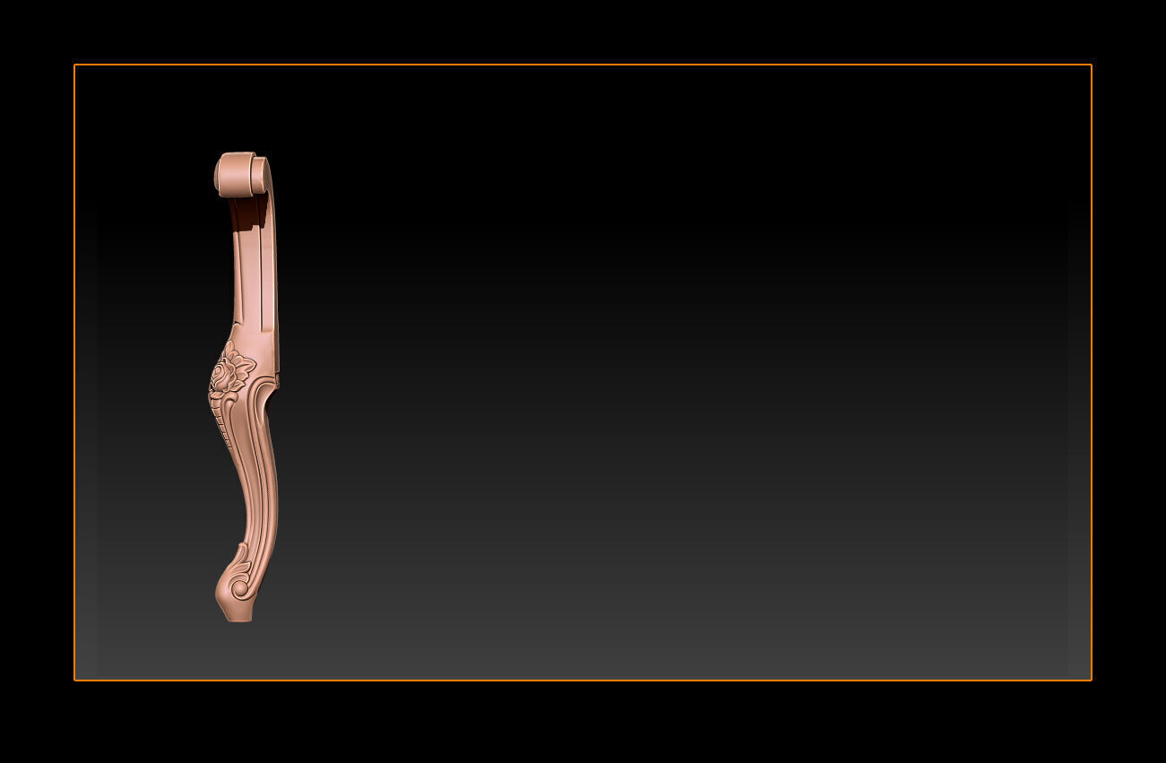 Classic Table and Chair Leg Model Kit - 036 3D print model_1