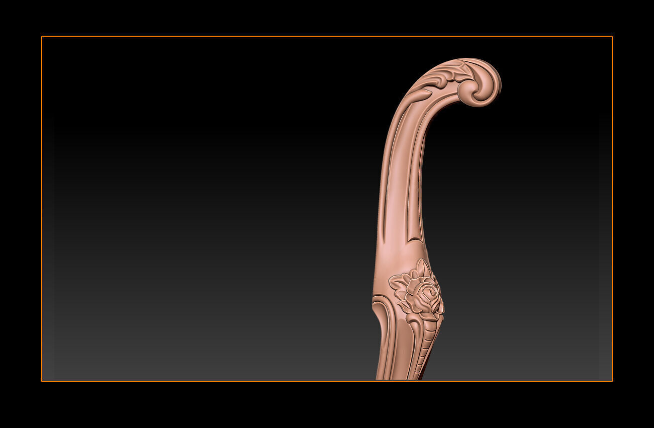 Classic Table and Chair Leg Model Kit - 036 3D print model_4