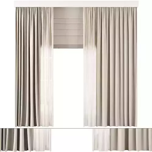 Roman and Cotton Curtain