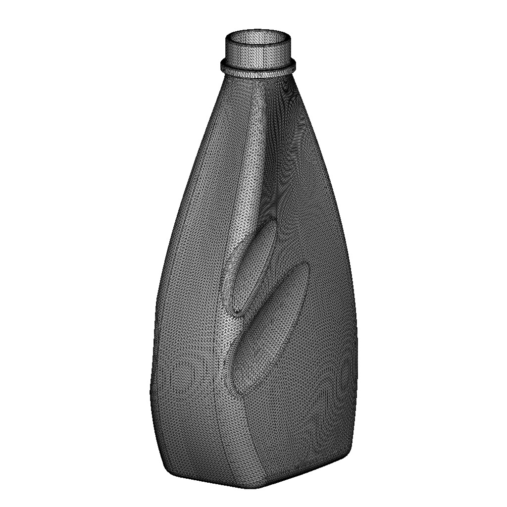 Elegant Detergent Bottle 3D print model_5