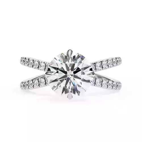 ROUND DIAMOND RING -CAD-083 