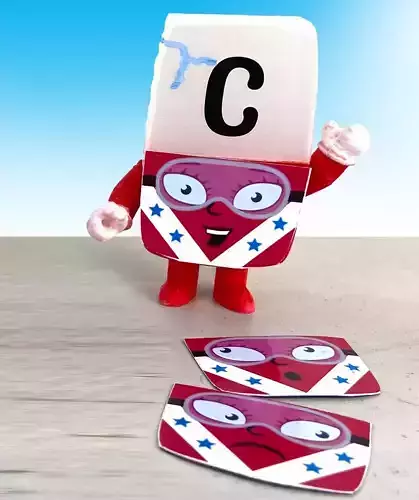 Alphablocks C Poseable Figure 3D print model