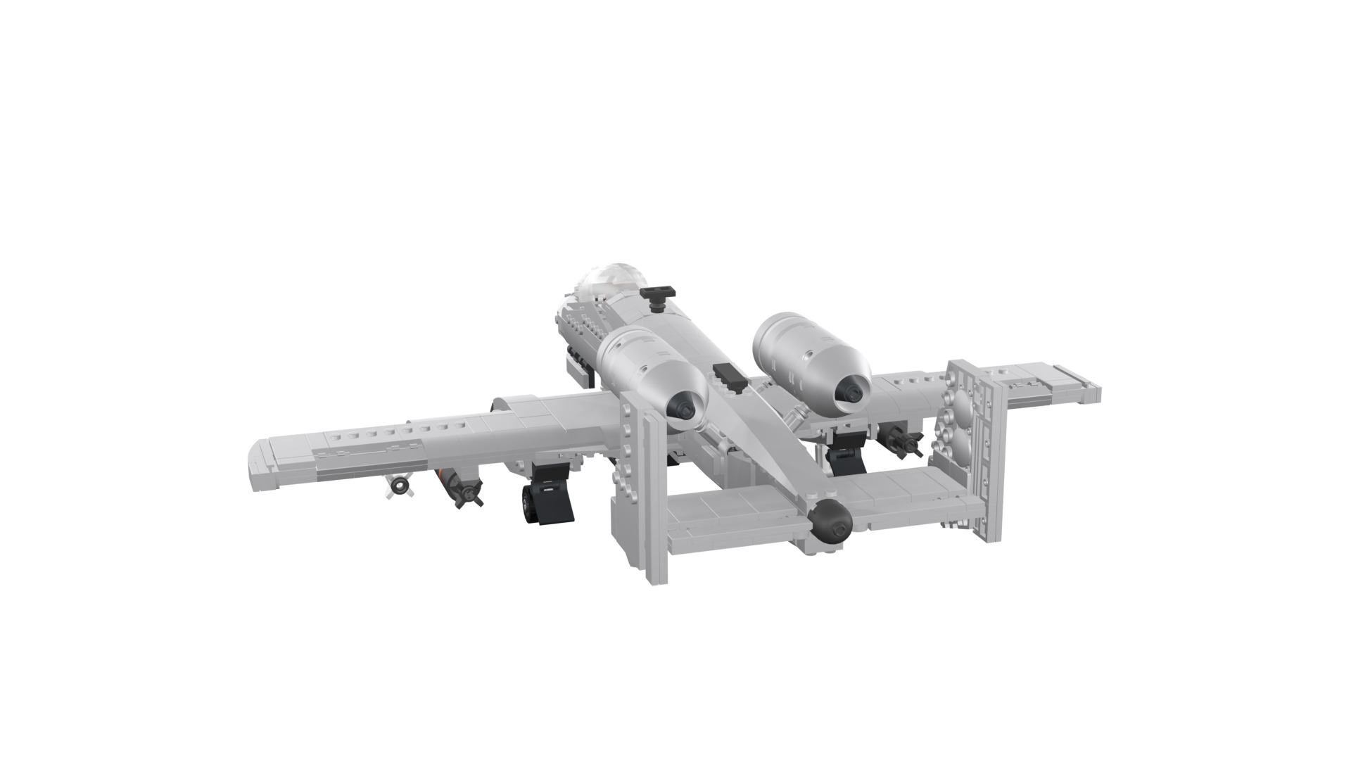 MocBricks3D - A-10 Thunderbolt II Warthog 3D print model_30