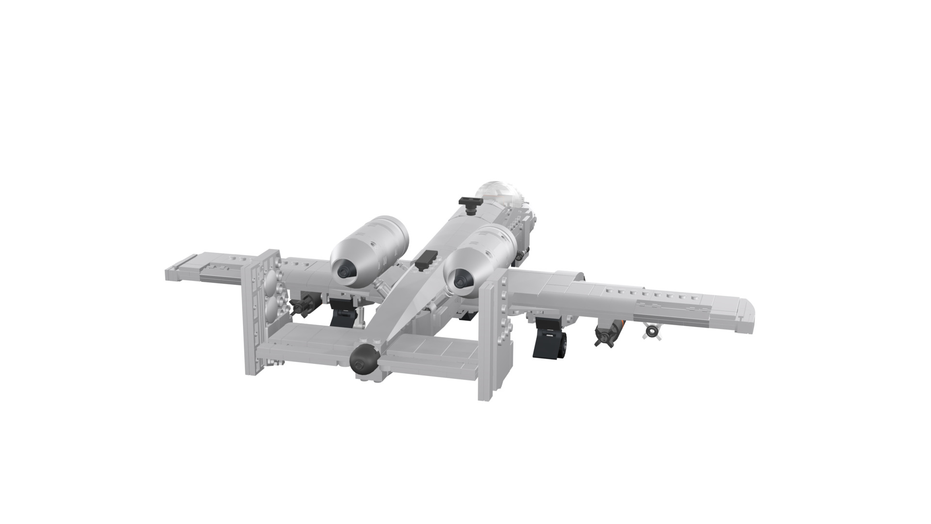 MocBricks3D - A-10 Thunderbolt II Warthog 3D print model_26