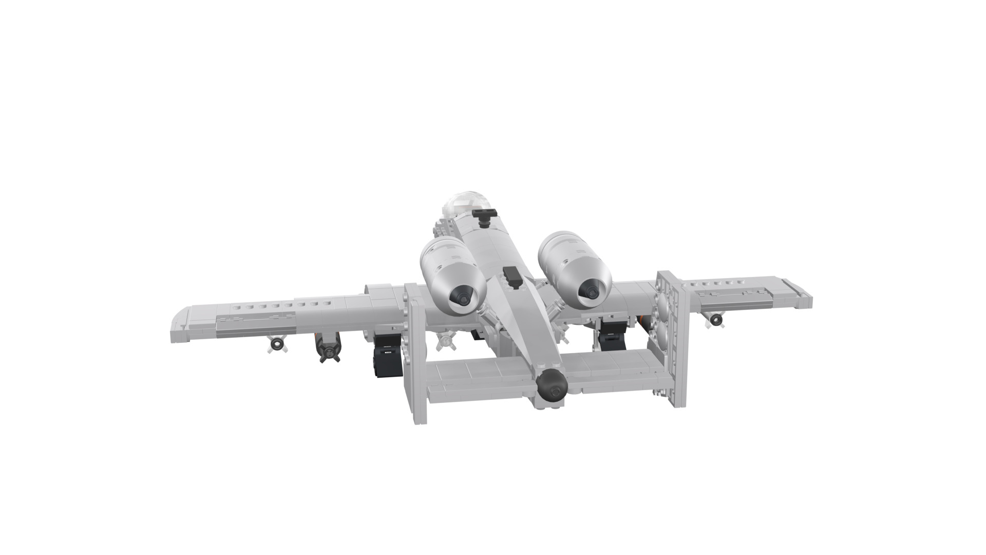 MocBricks3D - A-10 Thunderbolt II Warthog 3D print model_29