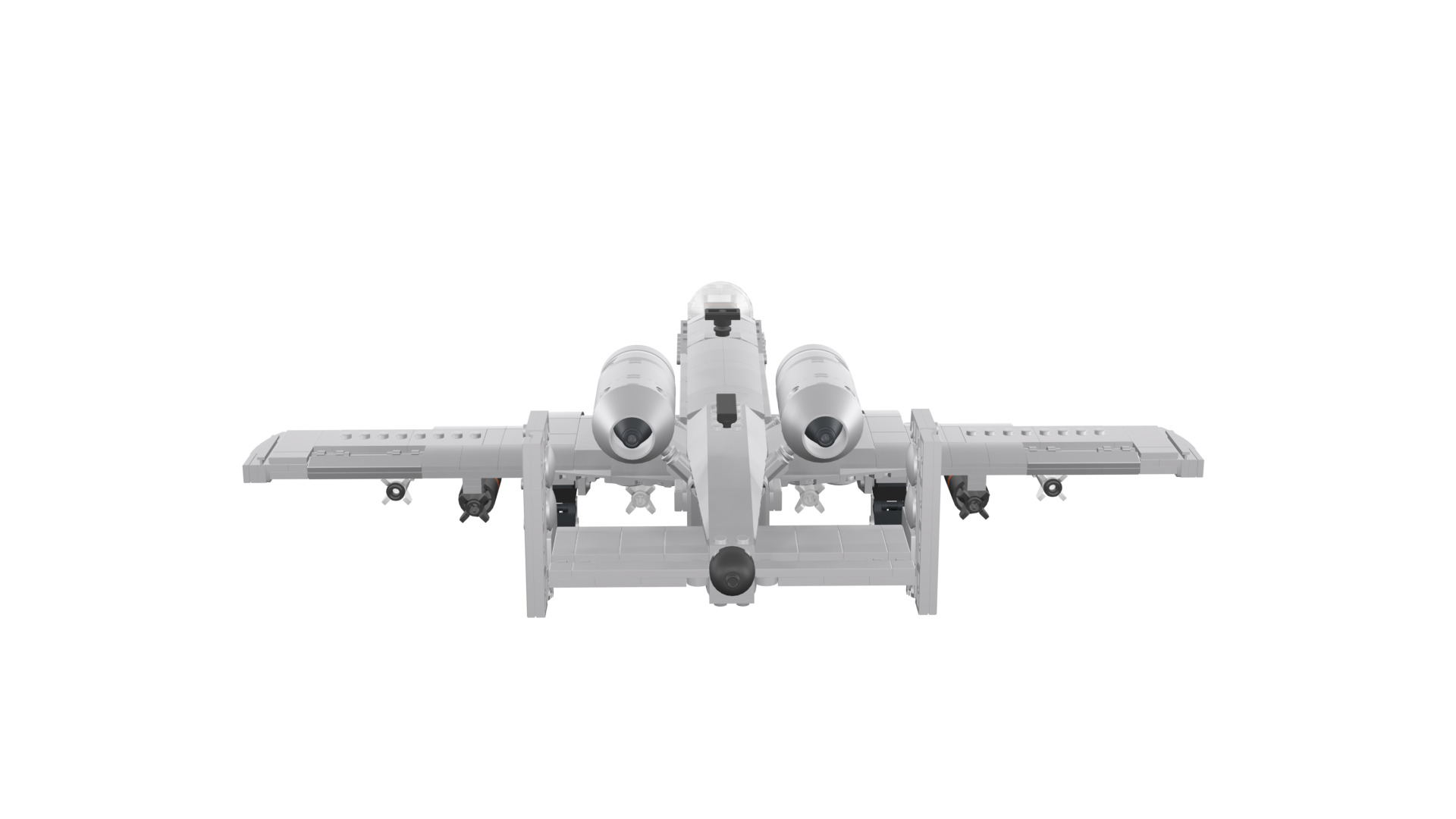 MocBricks3D - A-10 Thunderbolt II Warthog 3D print model_28