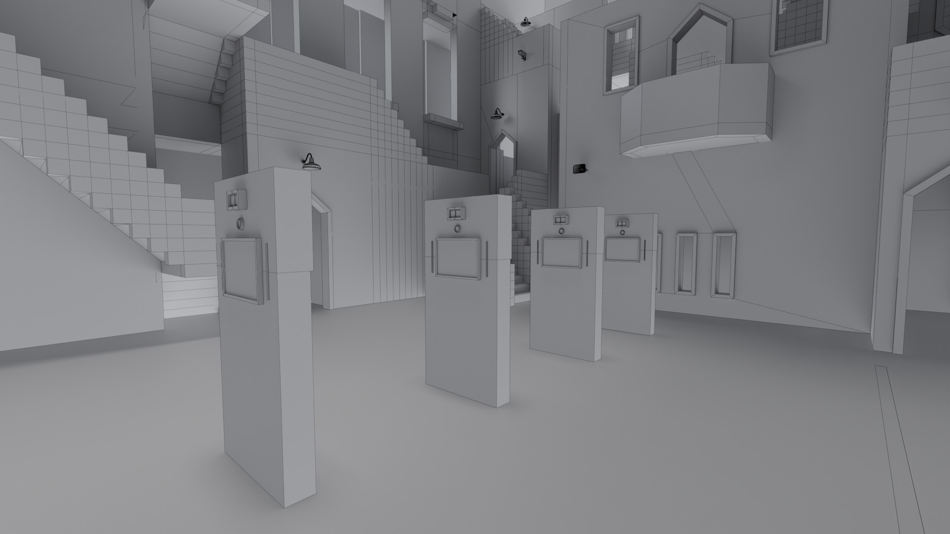 Squid Game Stairs 3D model_20