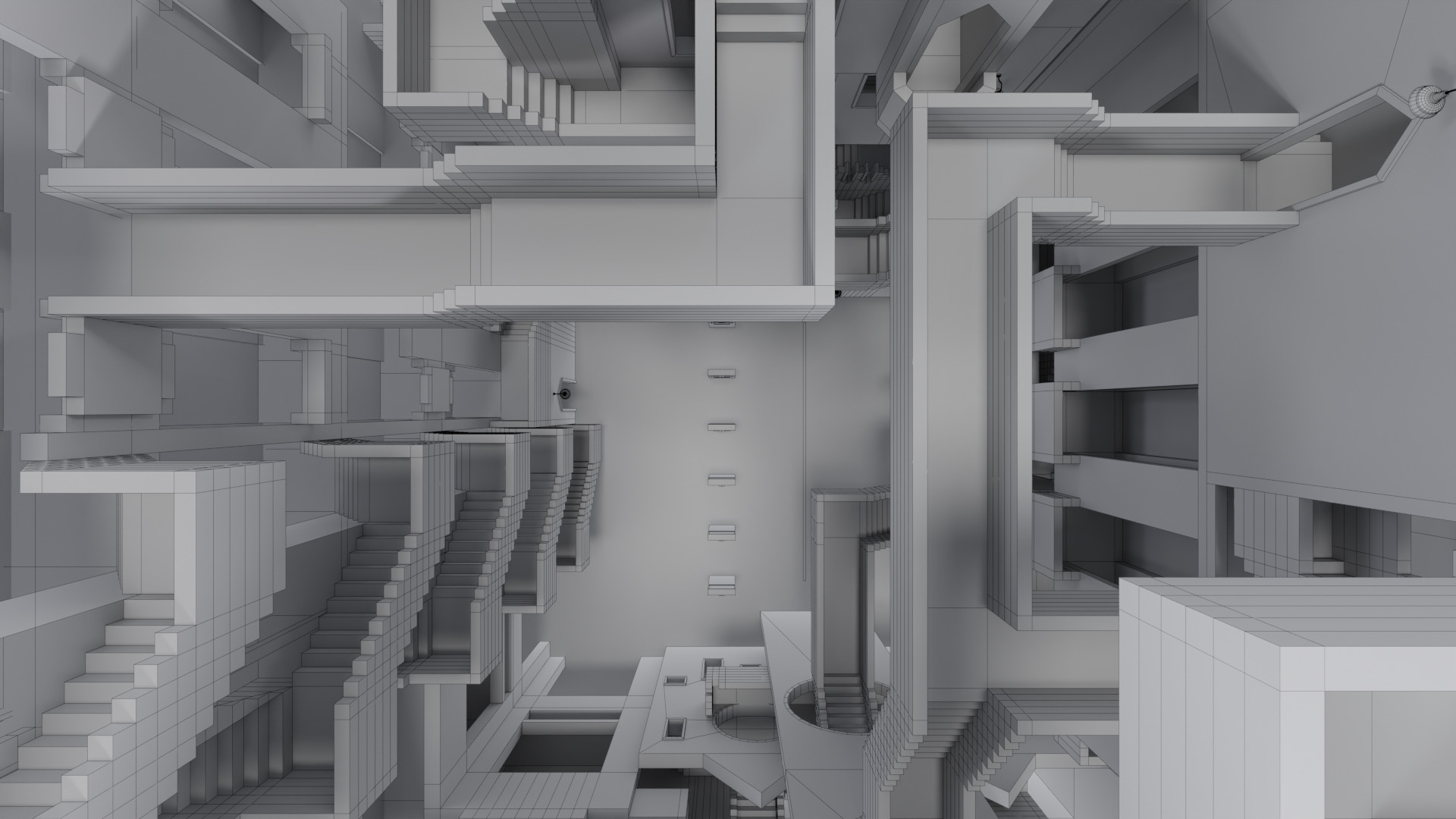 Squid Game Stairs 3D model_19