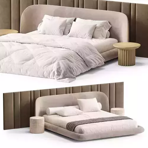 Nubo bed by Bonaldo