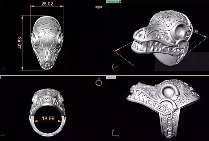 skull ring