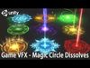 Unity Game VFX - Magic Circle Dissolves 3D model_1