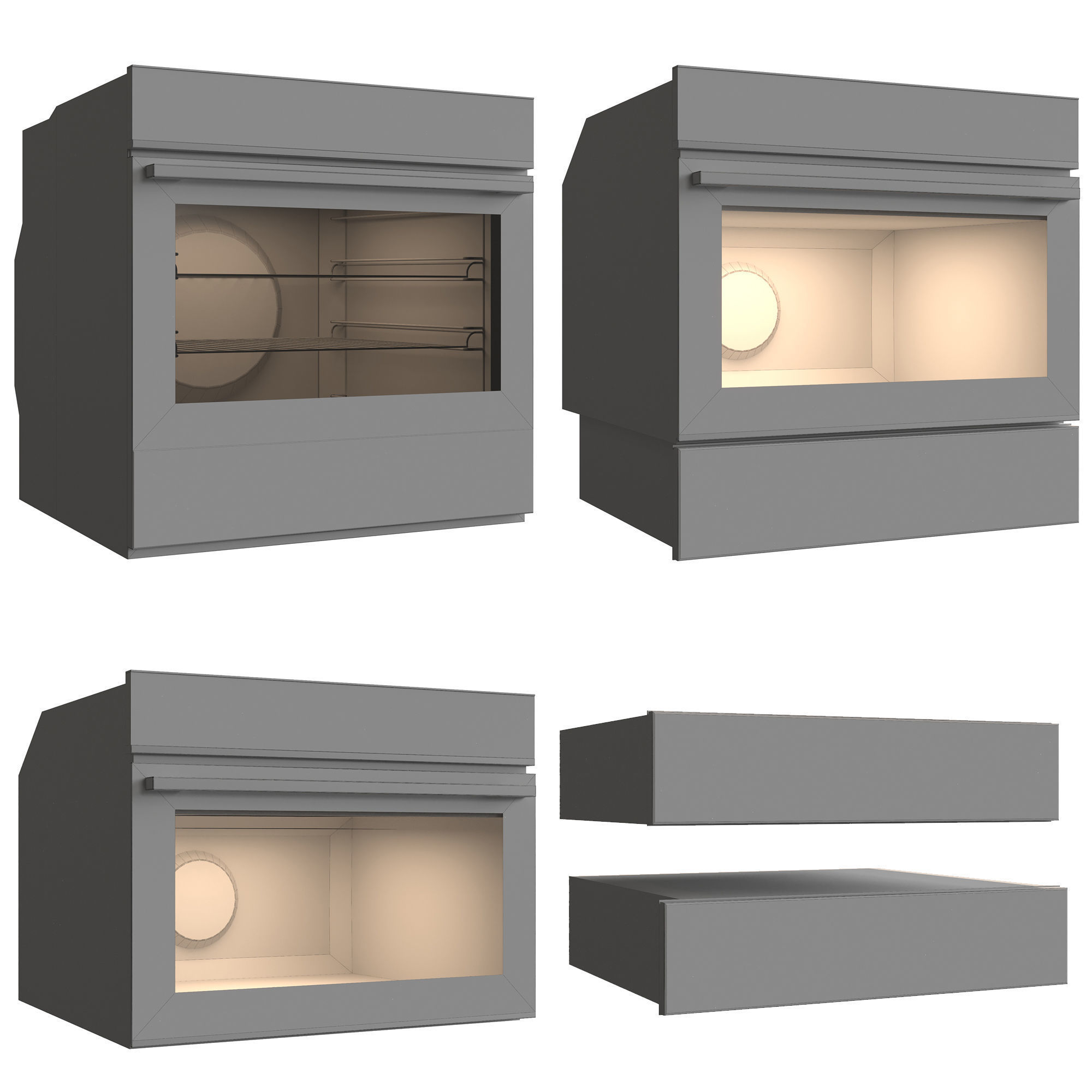   FISHER AND PAYKEL AND WHIRLPOOL KITCHEN APPLIANCE  A 3D Model Collection_16