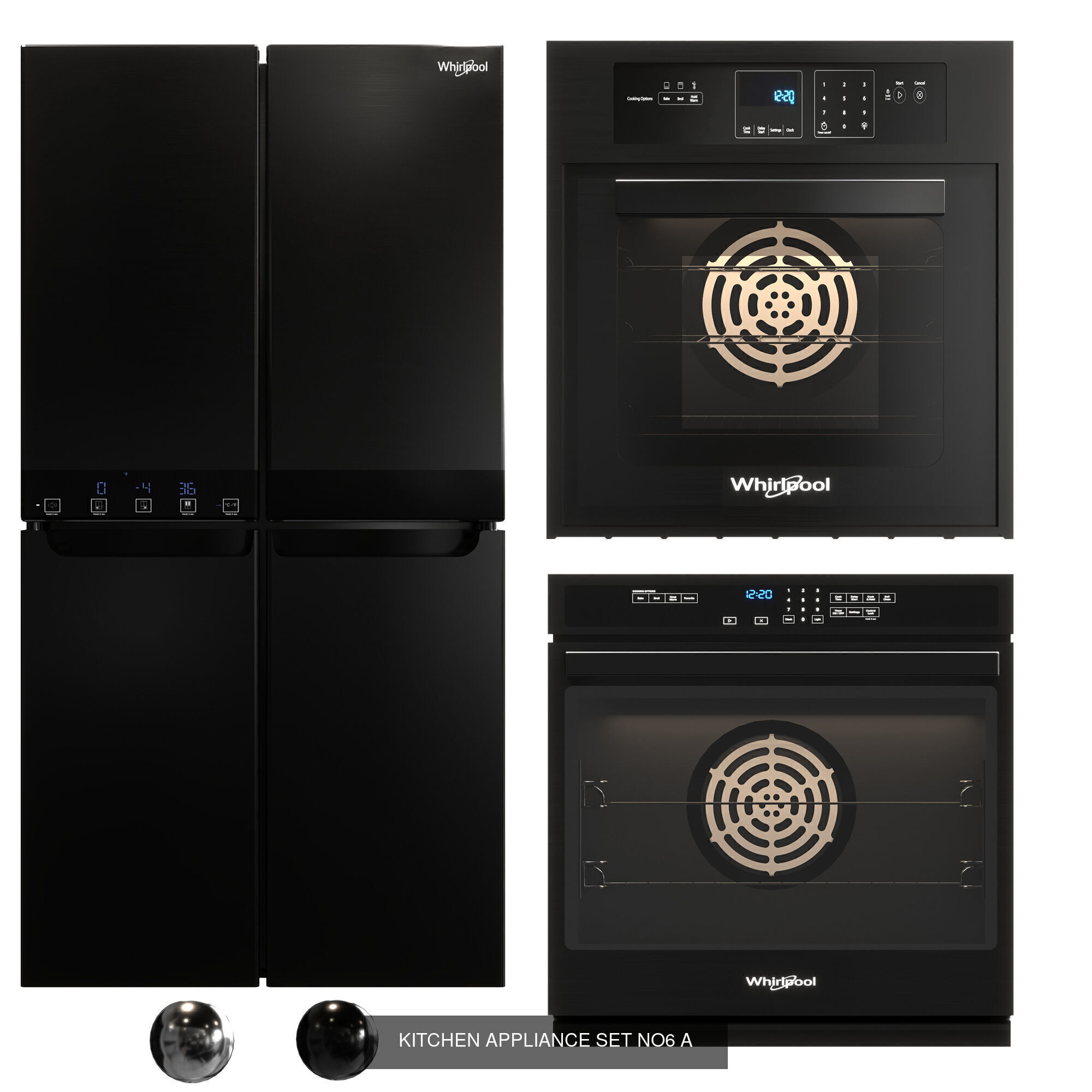   FISHER AND PAYKEL AND WHIRLPOOL KITCHEN APPLIANCE  A 3D Model Collection_1