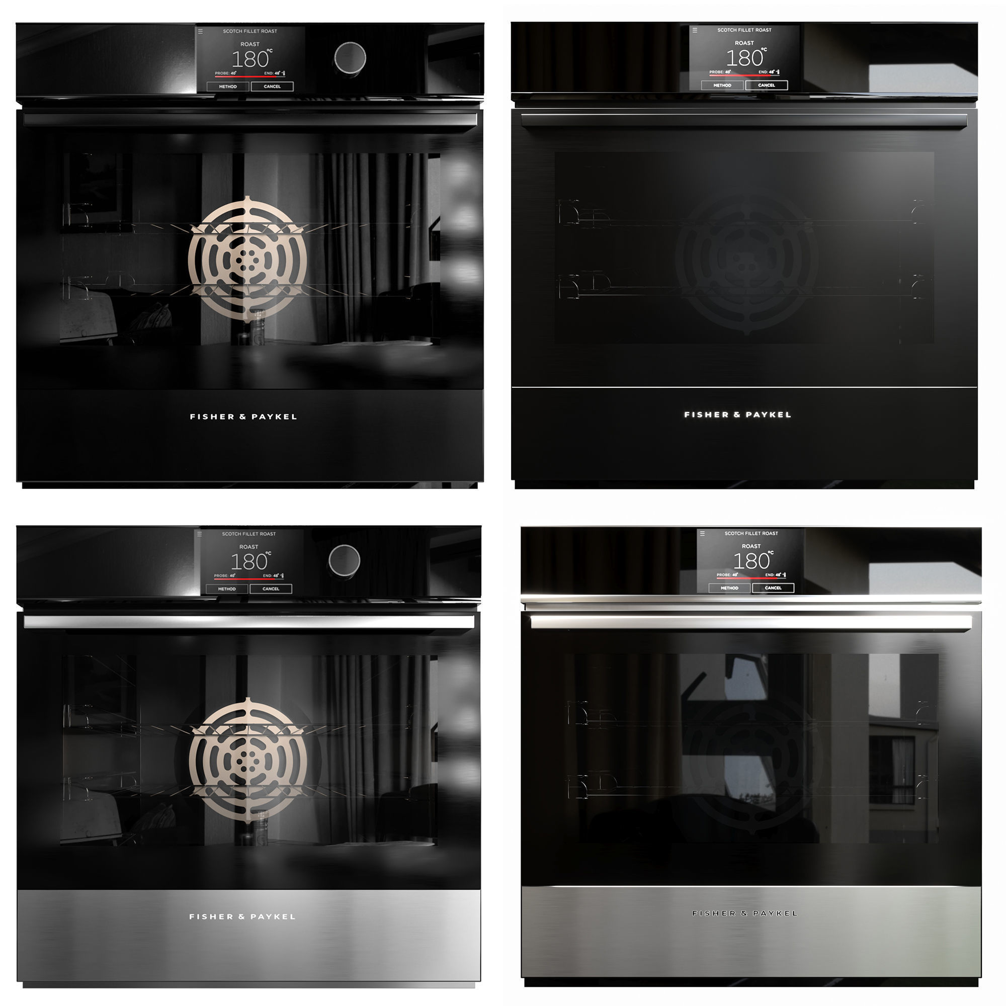  FISHER AND PAYKEL AND WHIRLPOOL KITCHEN APPLIANCE  A 3D Model Collection_14