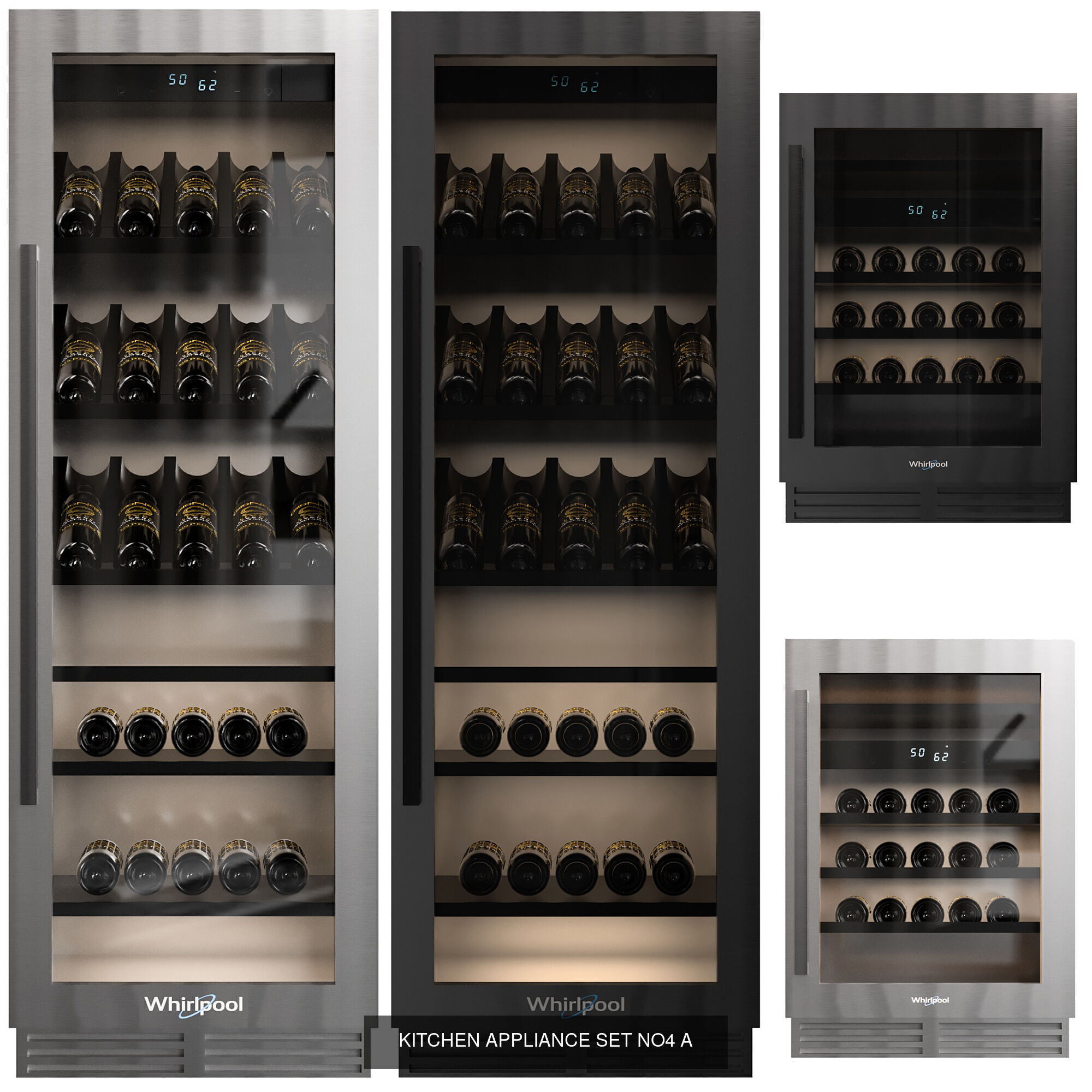   FISHER AND PAYKEL AND WHIRLPOOL KITCHEN APPLIANCE  A 3D Model Collection_5