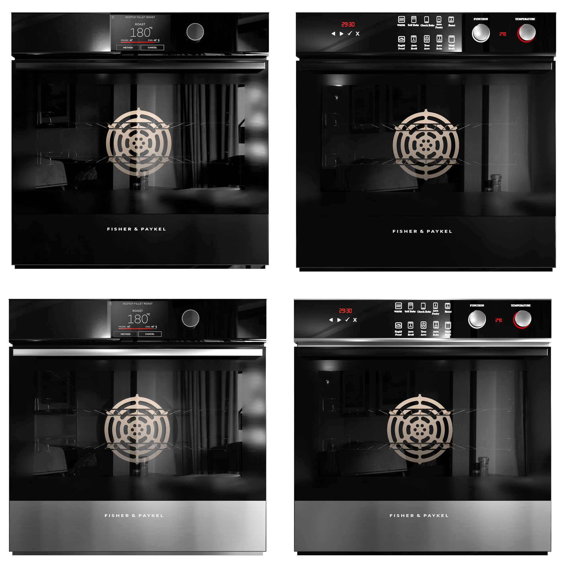   FISHER AND PAYKEL AND WHIRLPOOL KITCHEN APPLIANCE  A 3D Model Collection_6