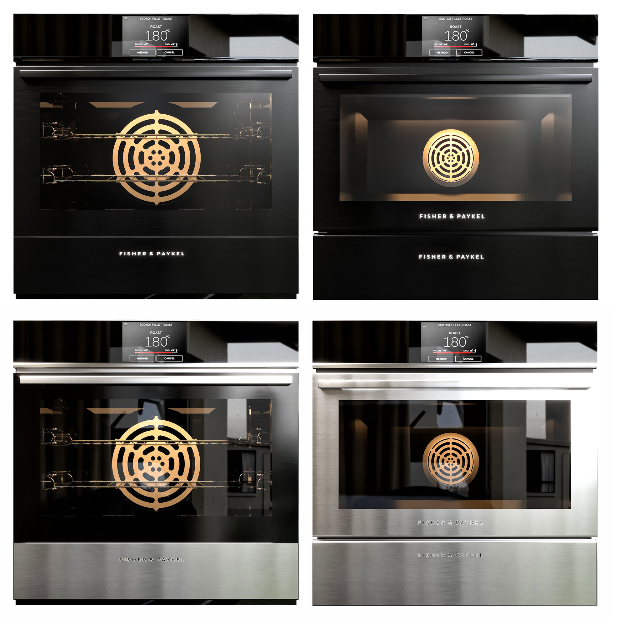   FISHER AND PAYKEL AND WHIRLPOOL KITCHEN APPLIANCE  A 3D Model Collection_22